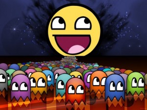 Create meme: Pacman