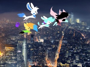 Create meme: pokemon, night lights, the urban landscape