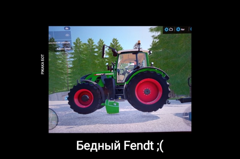 Создать мем: большой трактор, трактора fendt для fs19, fendt 800 vario