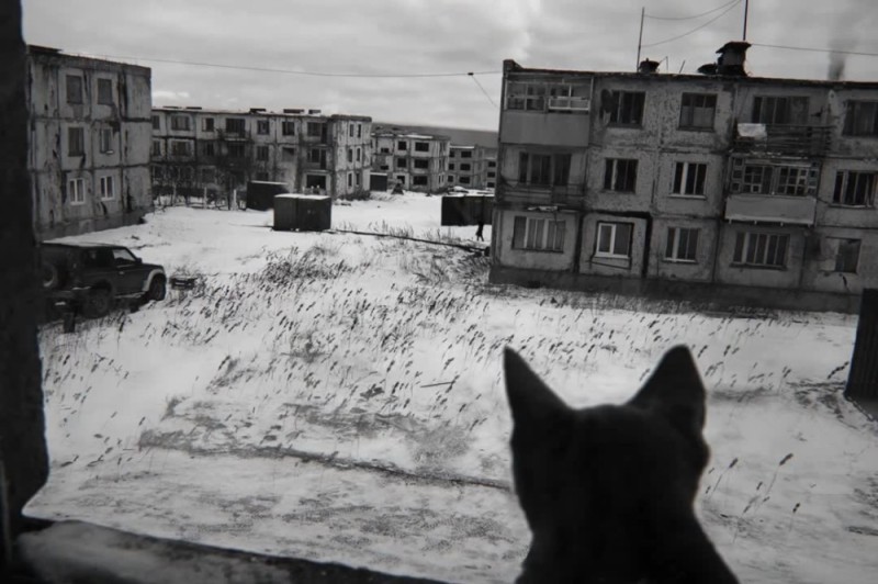 Create meme: iturup is a ghost town, depressed cities of russia, the most depressing city in russia