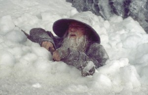 Create meme: snow, Gandalf memes, Gandalf