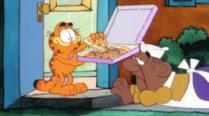 Create meme: Garfield animated series footage, Garfield, garfield