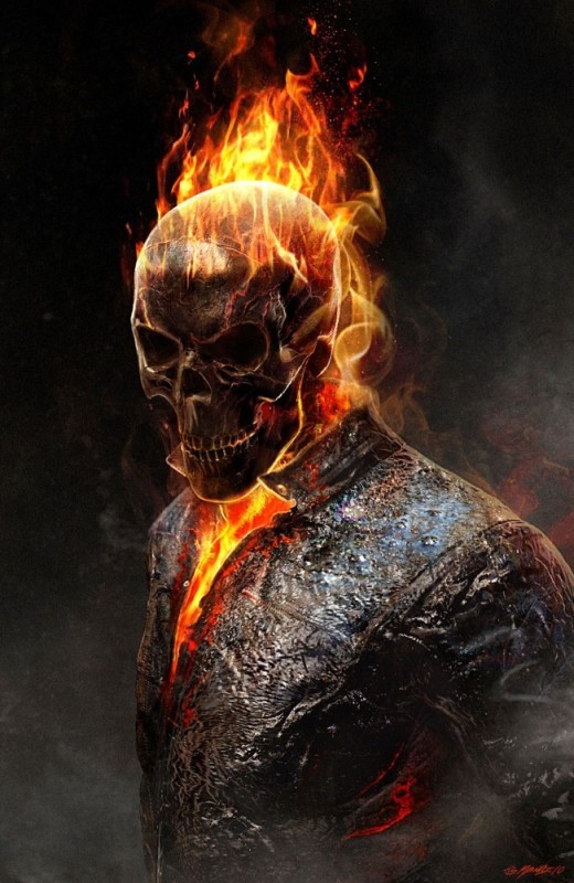 Create meme: Marvel ghost rider, Ghost rider 2 , ghost rider king of hell
