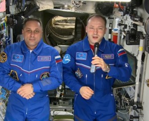 Create meme: Aleksandr Aleksandrovich Misurkin, Anton shkaplerov, photos of astronauts in space 2018