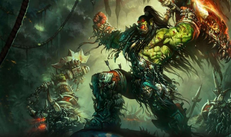 Create meme: grommash hellscream, Thunder Badass Warcraft, universe of warcraft