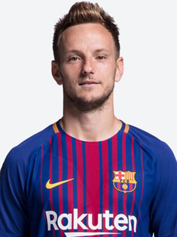 Create meme: Ivan Rakitic , rakitic is a Barcelona football player, Lionel Messi 