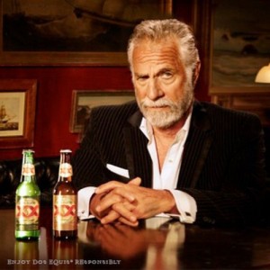 Создать мем: Dos Equis Man