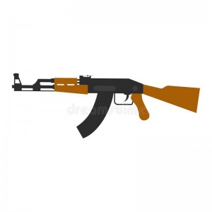 Create meme: AK-47, AK 47 flat, pictures poster AK 47
