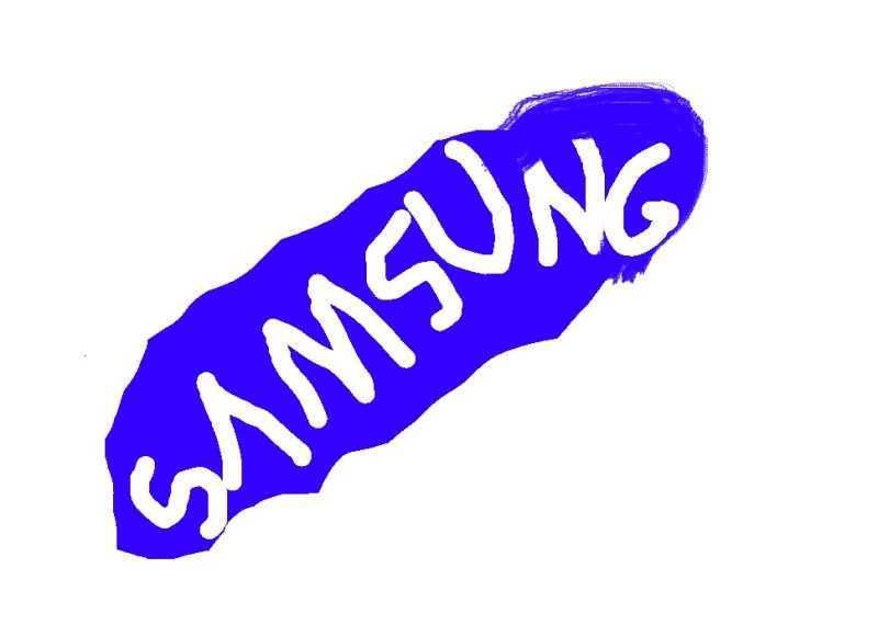Create meme: samsung logo, text , samsung logo