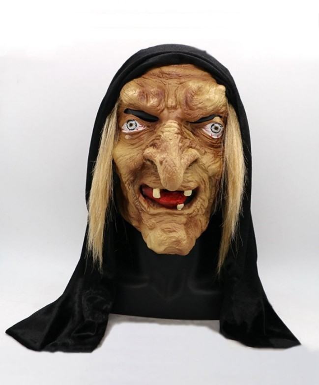 Create meme: Baba Yaga mask, mask witch, latex mask