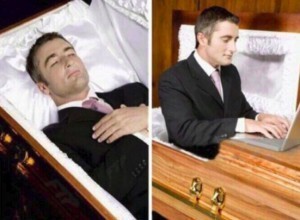 Create meme: lying in a coffin, the man in the coffin, male