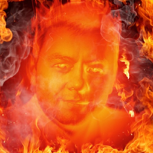 Create meme: fire effect, Igor the fire, male 