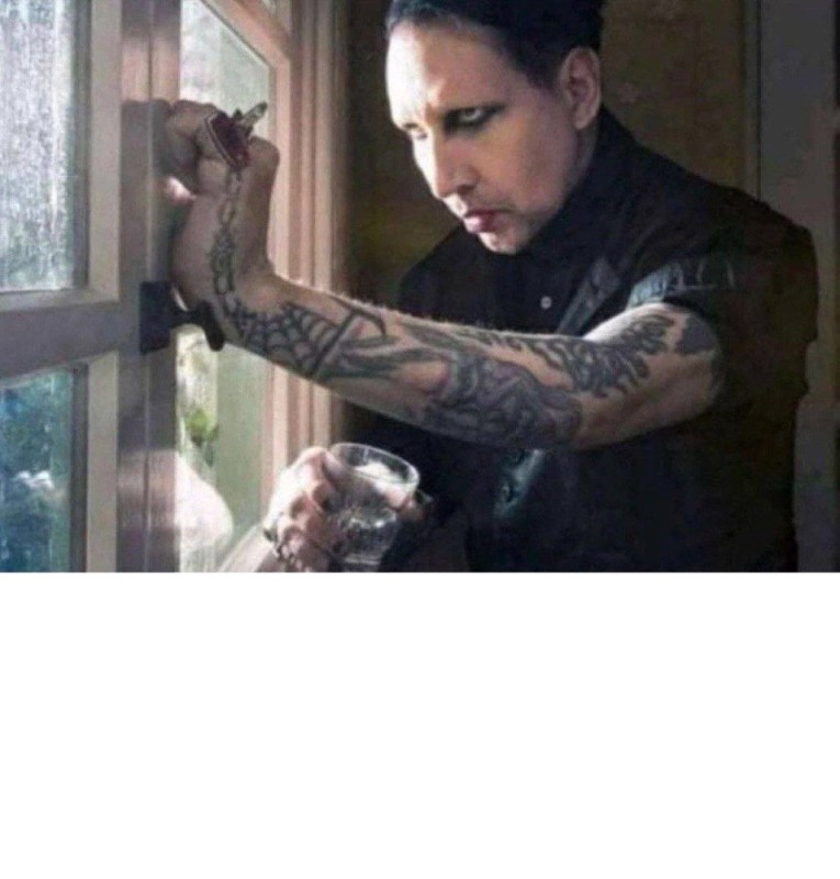Create meme: Marilyn Manson , manson marilyn manson, marilyn manson 