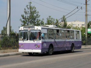Create meme: bus, trolleybus Sevastopol, trolley