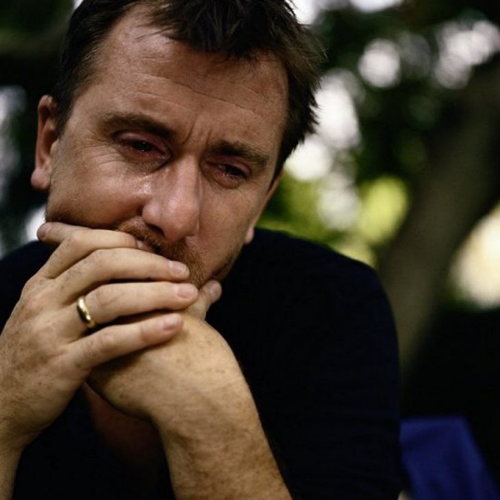 Create meme: crying man , a man is crying, Tim Roth meme