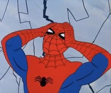 Create meme: template Spiderman, spider man spider, meme with spider-man