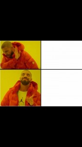 Create meme: piç, meme e, meme with Drake pattern