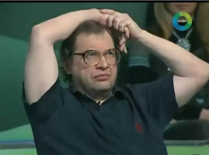 Create meme: Sergei Mavrodi , Sergei Mavrodi Panteleevich , Mavrodi with a hand