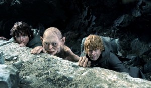 Create meme: Frodo and Gollum, the Lord of the rings, Gollum