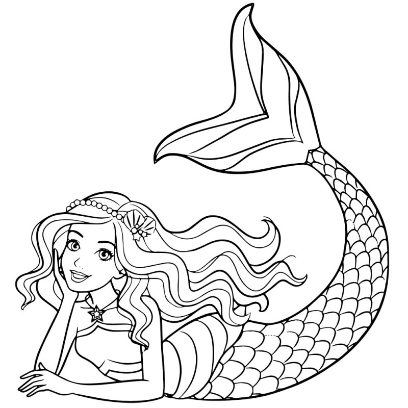 Create meme: barbie mermaid coloring book, mermaid coloring pages for girls, mermaid coloring pages