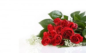 Create meme: a bouquet of red roses, red roses, beautiful, congratulations