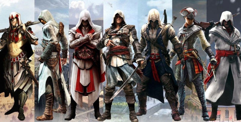 Create meme: assassin creed, assassin creed 5 , assassins creed 1 characters