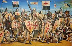 Create meme: the Crusades , Livonian Brotherhood of Swordsmen, soldiers of Christ, the first crusade