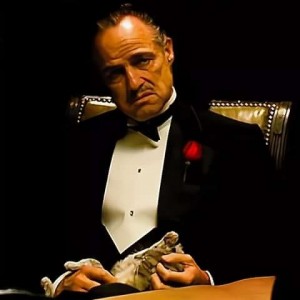 Create meme: don Corleone Mar, Vito corleon, don Corleone Smoking a cigar