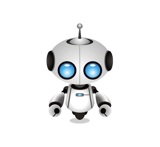 Create meme: chatbot robot, robot for presentation, robot on a white background