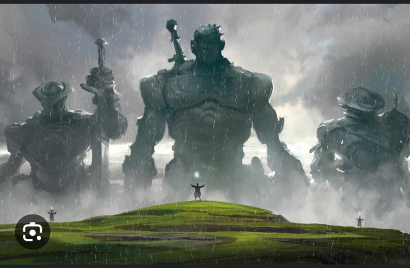 Create meme: giant art, Adrian Smith, shadow of the colossus