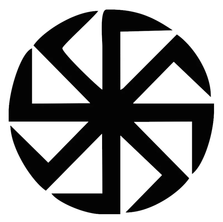 Create meme: Slavic symbol kolovrat, Slavic solar symbol kolovrat, the symbol of Kolovrat
