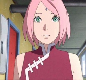 Create meme: Sakura Uchiha screenshots from the anime boruto, Sakura Haruno 10 years, Sakura Uchiha screenshots