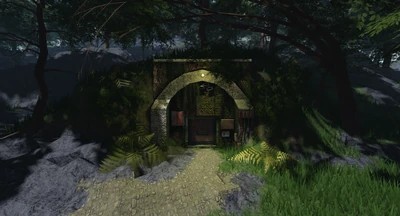 Создать мем: скриншот игры, the elder scrolls 5: skyrim - дом хоббита, скриншот