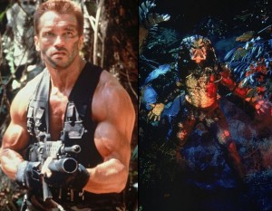 Create meme: predator 1987 poster, Arnold Schwarzenegger
