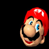 Create meme: super mario 64 , super mario, mario head