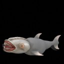 Create meme: dunkleosteus, sea creatures, shark dunkleosteus