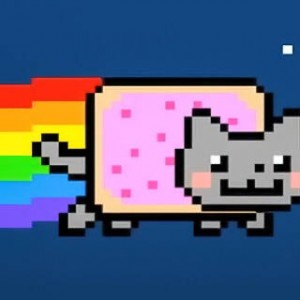Create meme: rainbow cat, rainbow cat, nyan cat