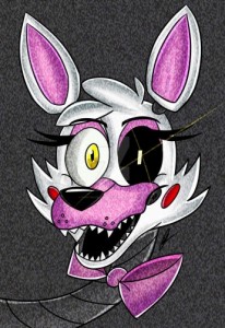 Создать мем: Mangle Меньгл ФНАФ FNAF