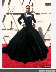 Create meme: billy porter oscar 2019, oscar 2019, tuxedo dress at the oscars