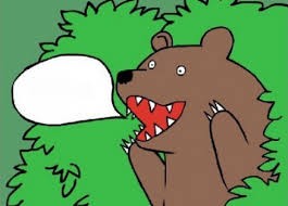 Create meme: Bear, bear from the bushes picture, meme bear whore
