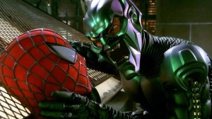 Create meme: spider-man, green Goblin 2002