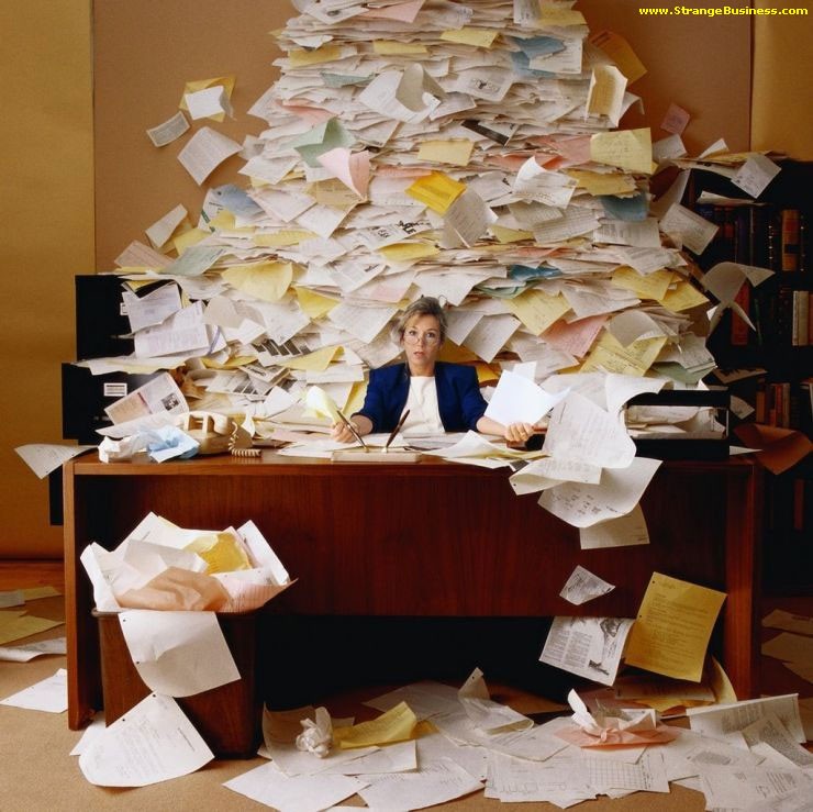 Create meme: in the work, paperwork, accountant's day fun