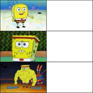 Создать мем: spongebob memes templates, губка боб квадратные, арабские мемы со спанч бобом