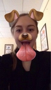 Создать мем: snapchat dog, AR-стикер