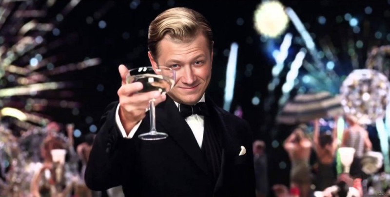 Create meme: leonardo dicaprio, the great Gatsby the glass , Leonardo DiCaprio the great Gatsby