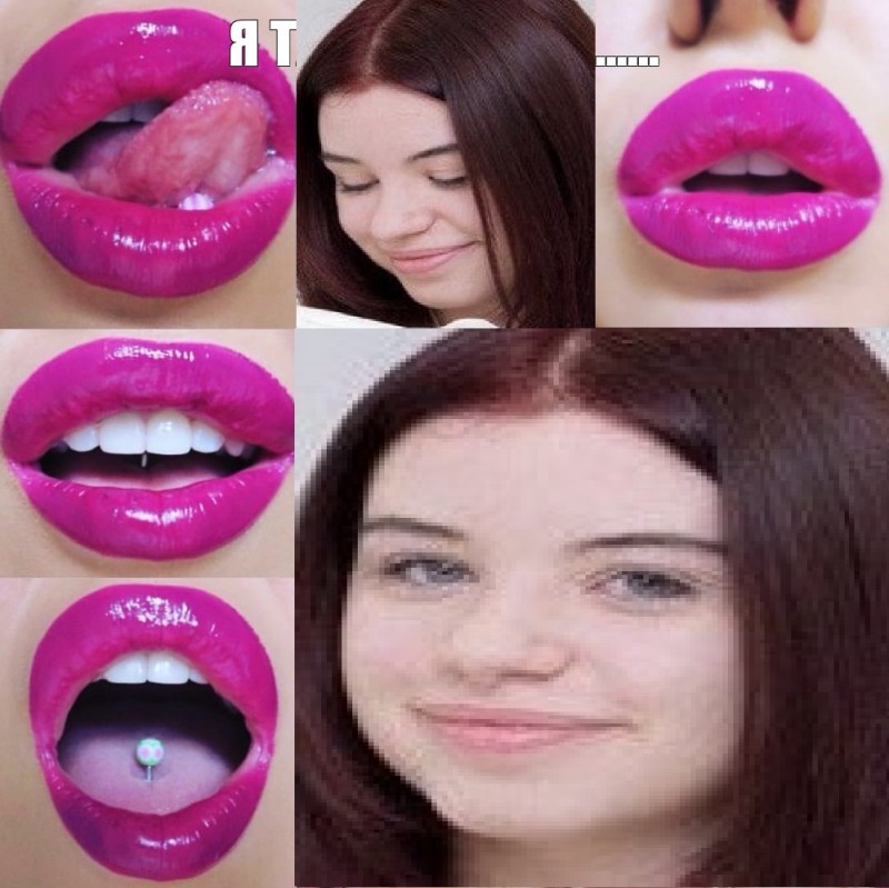 Create meme: lips , lip makeup, girl 