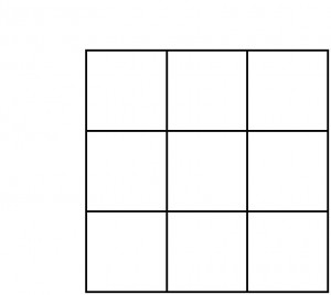 Создать мем: крестики нолики поле, квадрат разделенный на 9 частей, квадрат из 16 частей