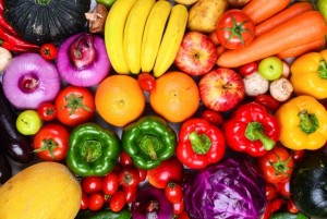 Создать мем: фрукты и овощи, овощи слева, овощи баннер