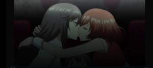 Создать мем: аниме скитальцы поцелуй, senryuu shoujo 10 серия, аниме