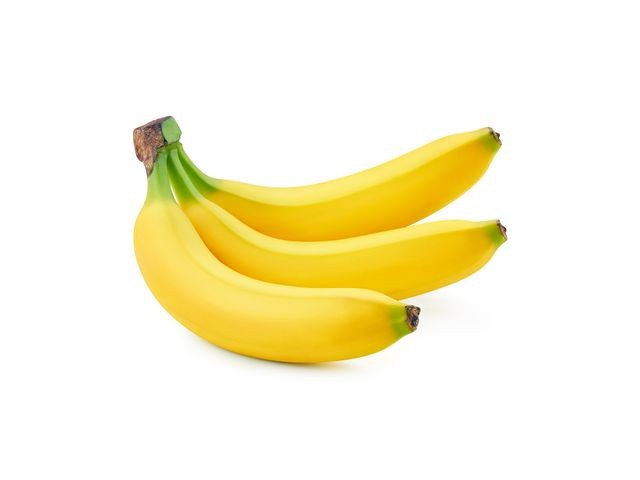 Создать мем: бананы на белом фоне, спелый банан, банан фрукт